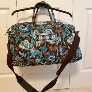 Vera Bradley medium duffle bag, color java blue (spring 2006)